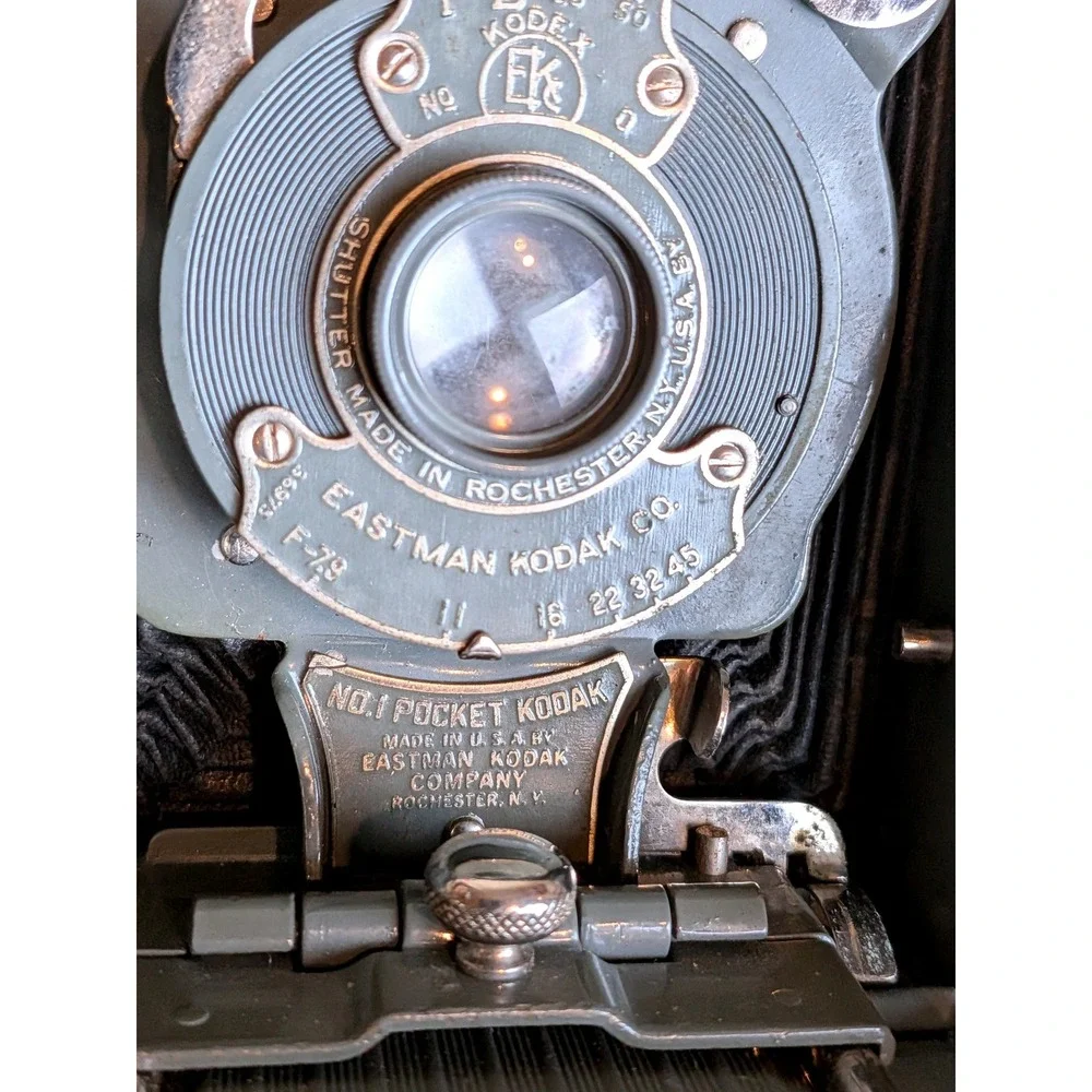 Antique Kodak No 1 Pocket Camera with Case